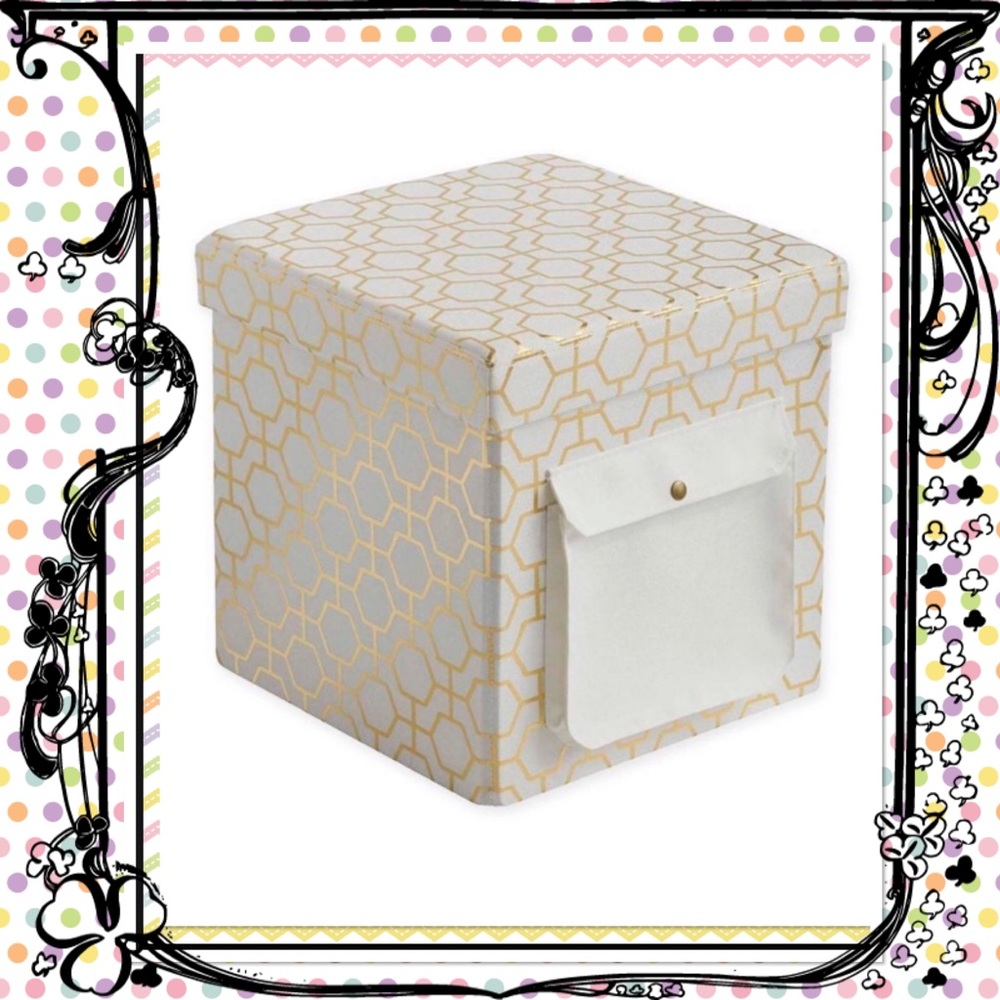 Folding Ottoman with Laptop Tray